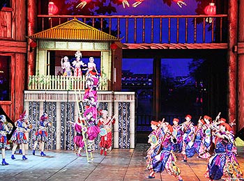 Performances in Zhangjiajie