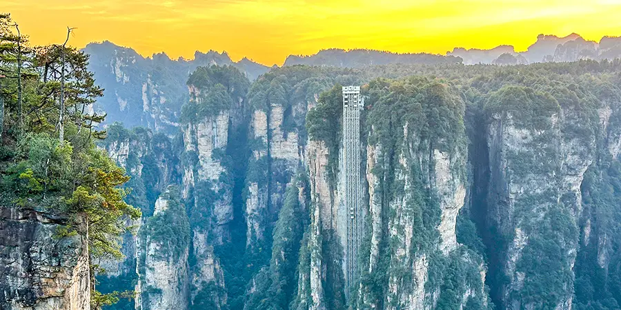 Wulingyuan Nature Reserve in Zhangjiajie