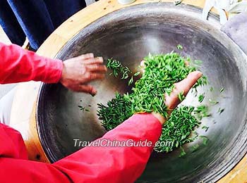 Longjing Tea Making Process