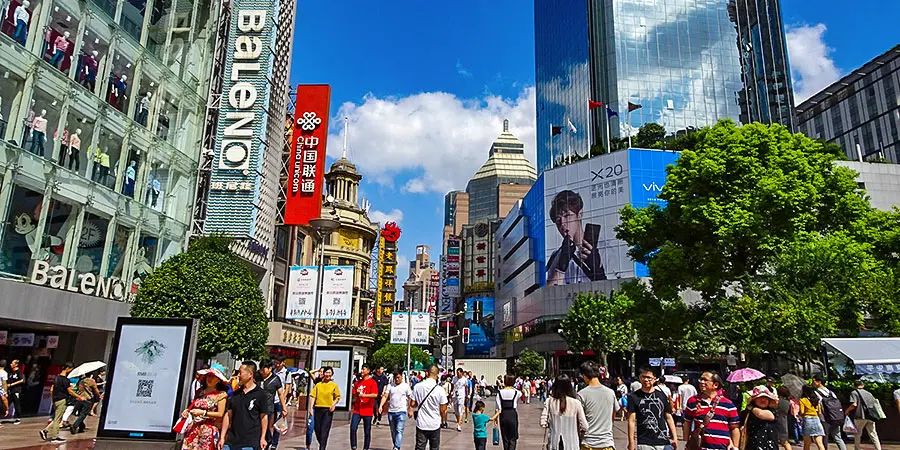 Nanjing Road in Shanghai