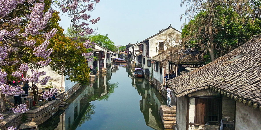 Zhouzhuang Water Town in April