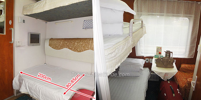 Deluxe Soft Sleepers on China High Speed Train