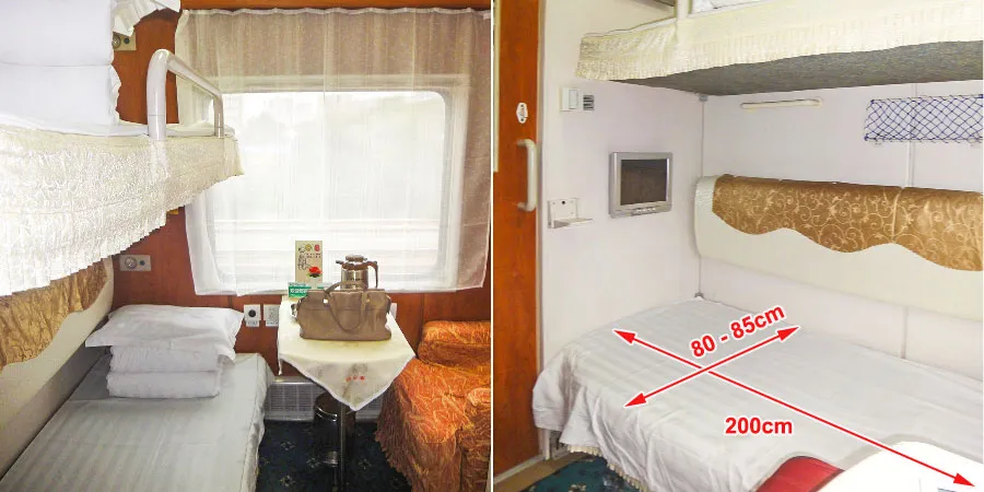 Deluxe Soft Sleepers on China High Speed Train