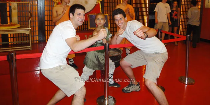 Watching a Kungfu Show in Beijing