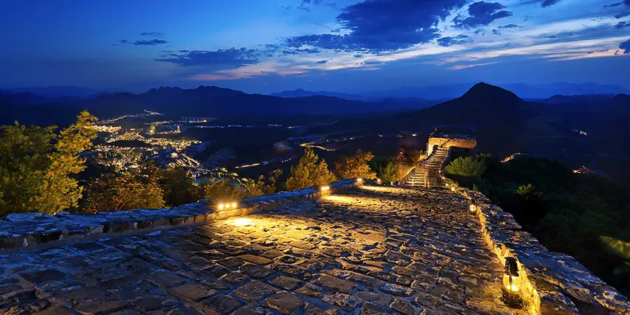 Simatai Great Wall at Night