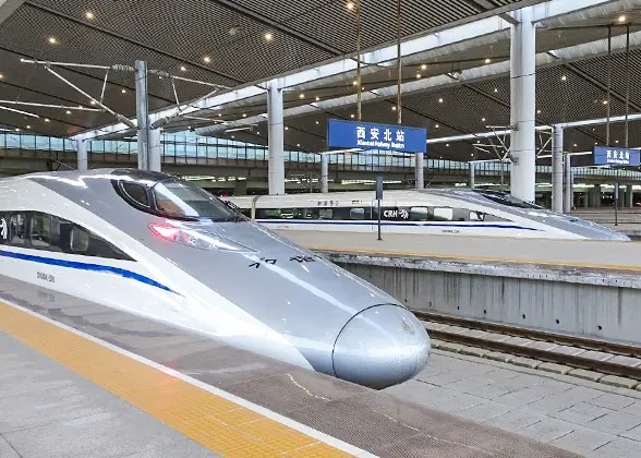 Fast China High Speed Trains 