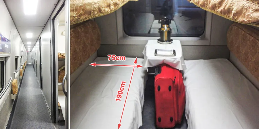 Soft Sleepers on China High Speed Train