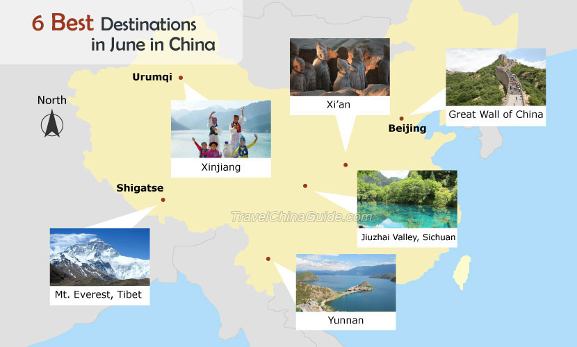 6 Best Destinations in June in China