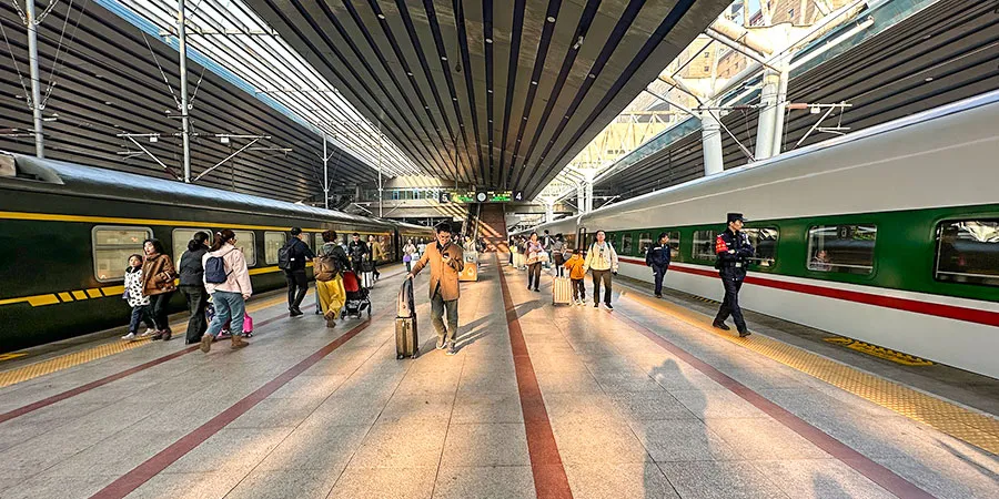 Soft Sleepers on Chinese Overnight Train