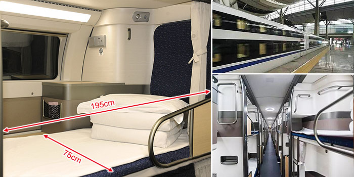 New Type Sleepers on China High Speed Train