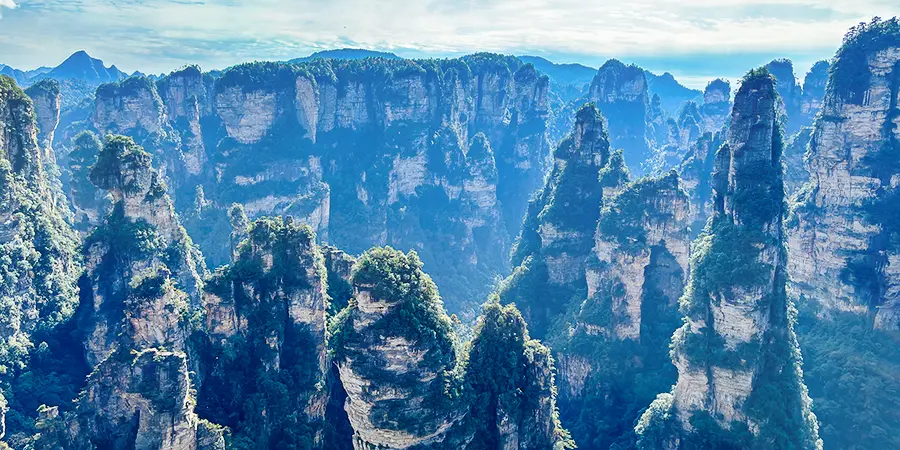 Yuanjiajie Scenic Area in Zhangjiajie