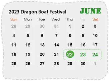 2023 Dragon Boat Festival Date