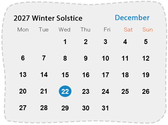 2024 Winter Solstice Date