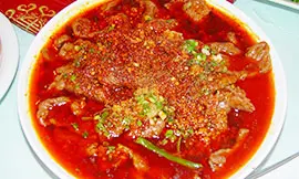 Sliced Pork in Hot Chili Oil