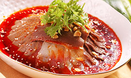 Sliced Beef and Ox Organs in Chili Sauce