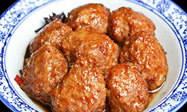 Braised Meat Balls in Brown Sauce
