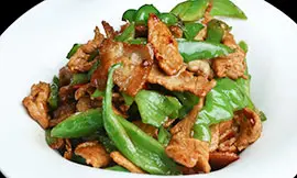 Fried Pork with Chili