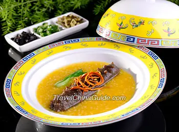 Millet Congee with Liaoning Sea Cucumber