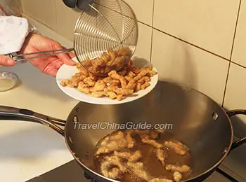 Deep-fry Pork Slices