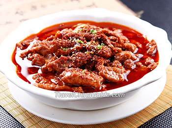 Sliced Beef in Hot Chili Oil