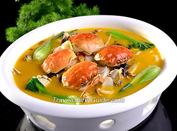 Chinese Mitten Crabs in Thick Broth