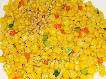 Pine Nuts with Sweet Corn