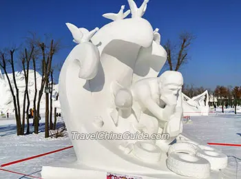 China Snow Town