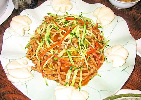 Sautéed Meat Shreds with Soy Bean Paste