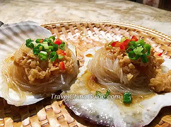 Scallop With Mashed Garlic