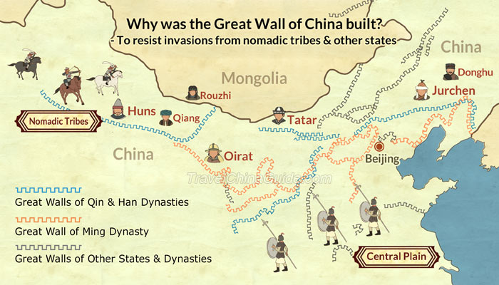 How long ago was the great wall of china built Why Was The Great Wall Of China Built To Resist Invasions