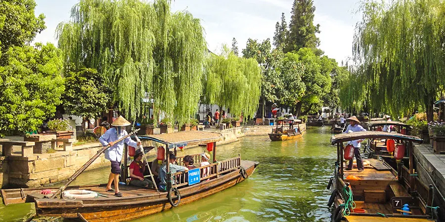 Zhujiajiao Water Town in Spring