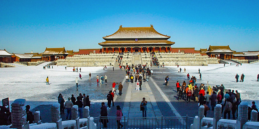 Appreciate Snow in Forbidden City