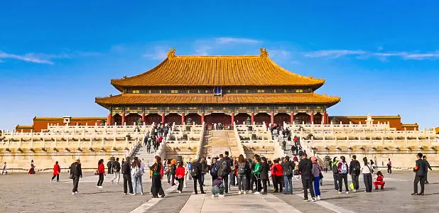 Tours Visiting The Forbidden City, China