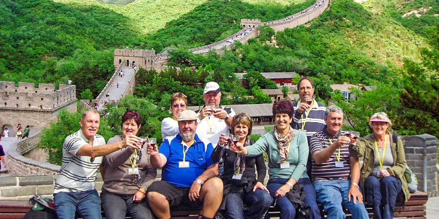 Picnic on the Badaling Great Wall