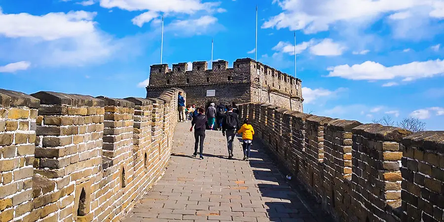 Unrestored Section of the Great Wall of China Photos