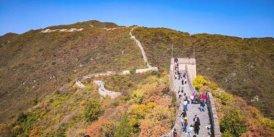 Great Wall in Autumn