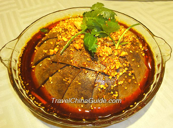 Sliced Beef and Ox Organs in Chili Sauce