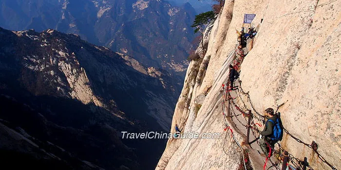 Plank Walk on Mt. Huashan