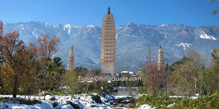 Three Pagodas at Chongsheng Temple