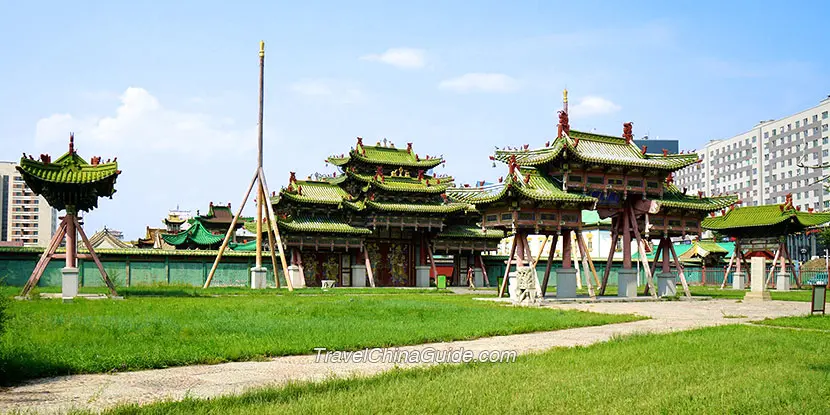 Bogd Khan Winter Palace in Mongolia