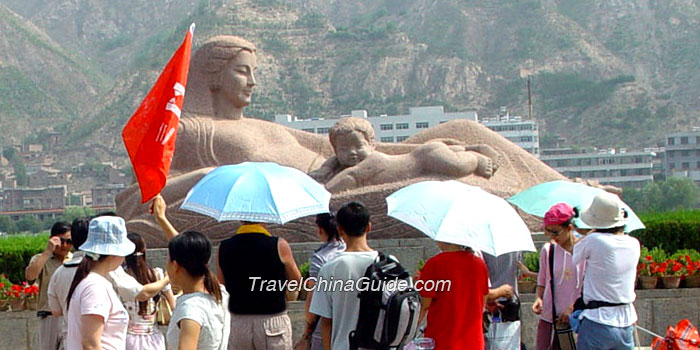 Statue of Mother Yellow River in Lanzhou