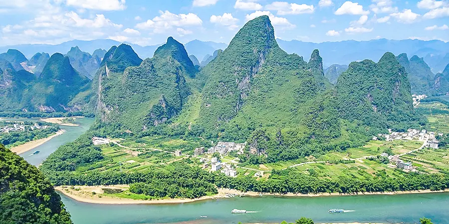 Sunset on Li River