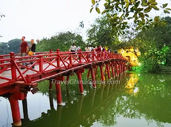 Hoan Kiem Lake in Hanoi