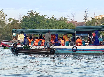 Boat Trip over Mekong River