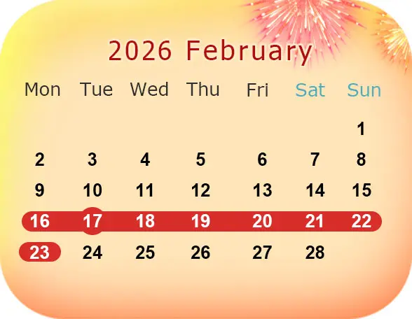 Chinese New Year 2024 Calendar, When Is Lunar New Year 2024?