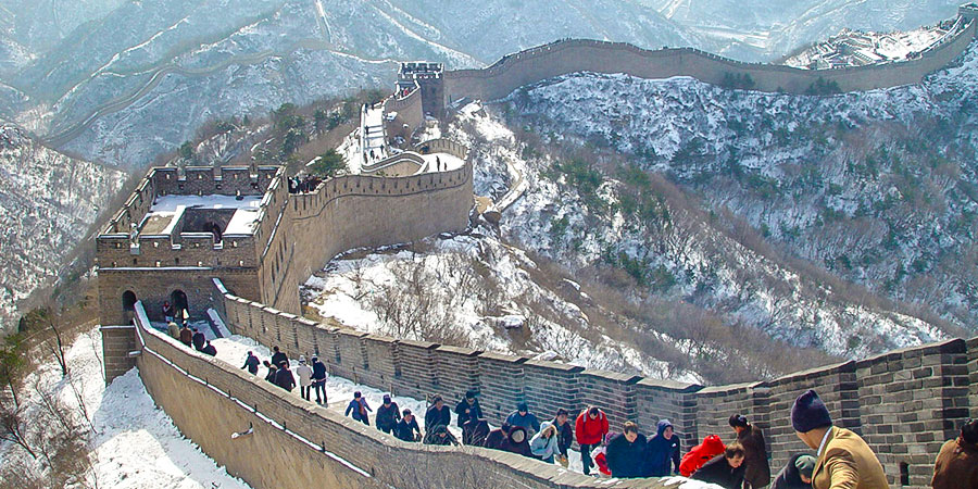 Great Wall Covered by Snow