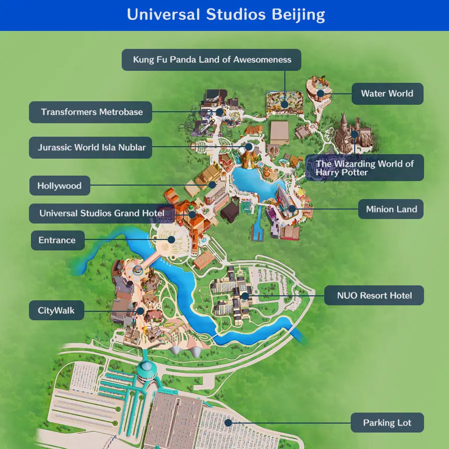 Universal Studios Beijing Layout