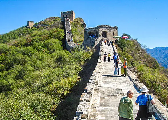 Hiking on Great Wall of China