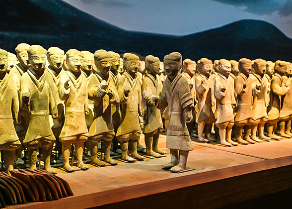 Yangjiawan Terracotta Warriors in Xianyang City, Shaanxi Province