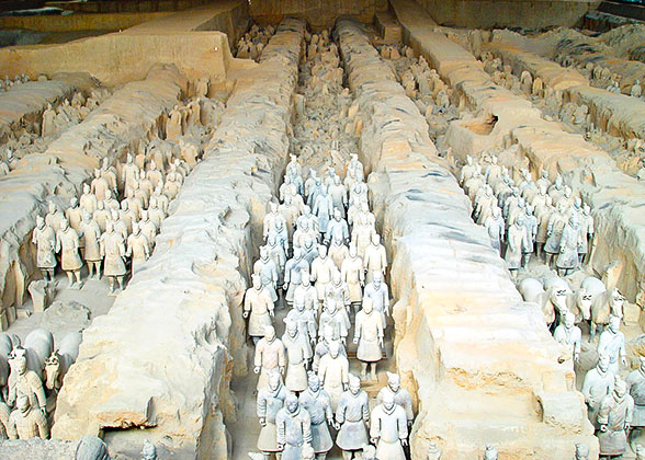 Partition Walls in Terracotta Army